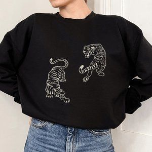 Vintage Inspired Tiger brothers Tiger power Sweatshirt